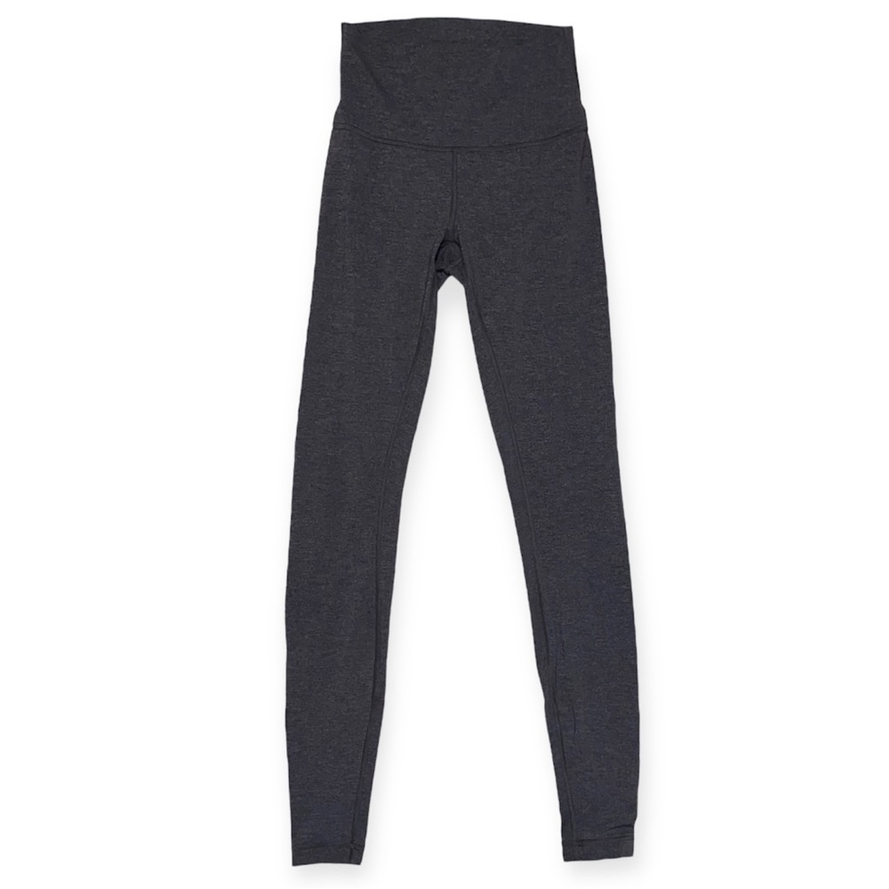 Lululemon Heathered Black Super High Rise Leggings size 4